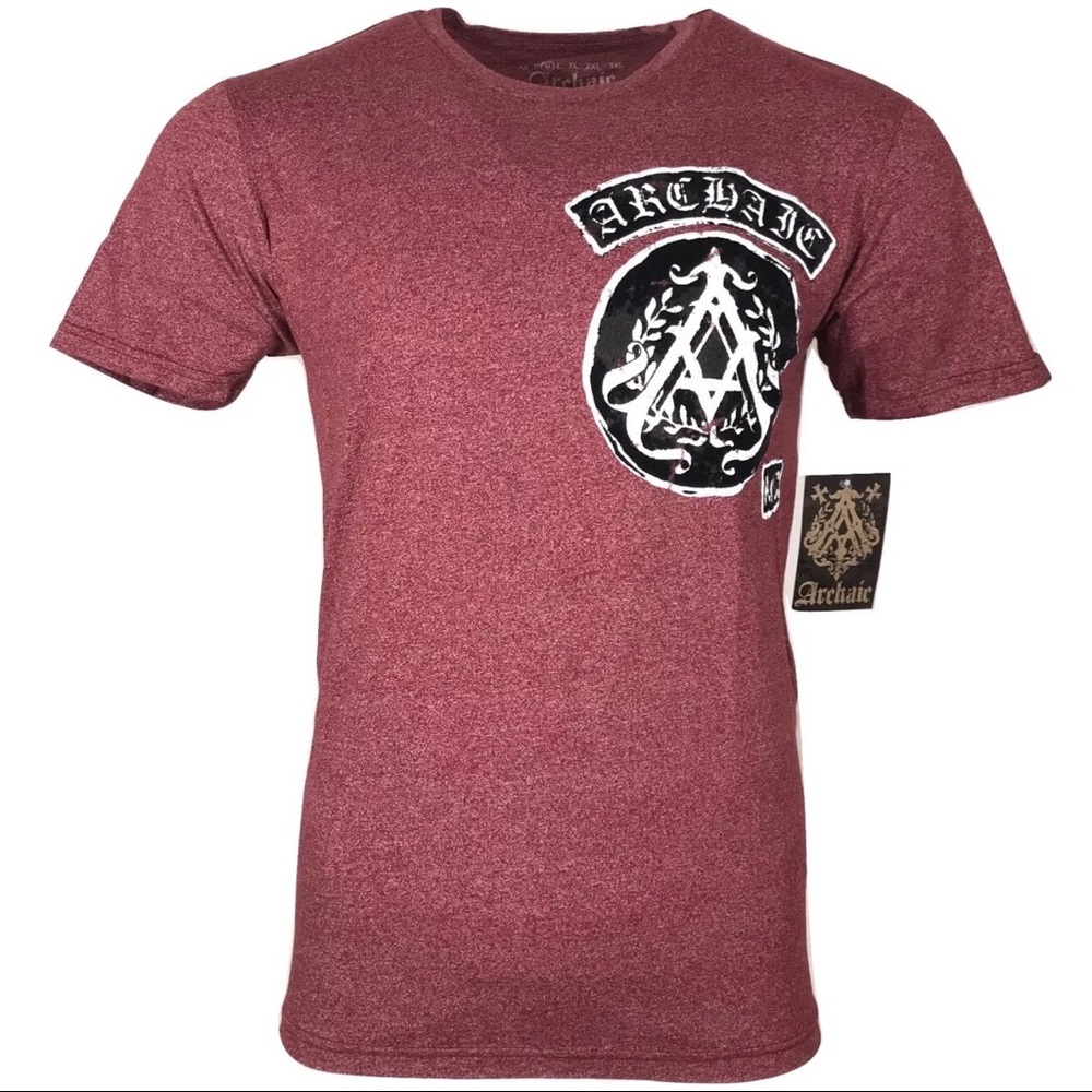 ARCHAIC by AFFLICTION Mens T-Shirt KING Cross Skul - Picture 2 of 8